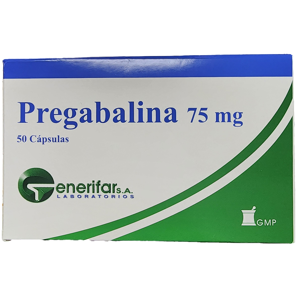 Pregabalina Generifar 75mg x 50 Caps