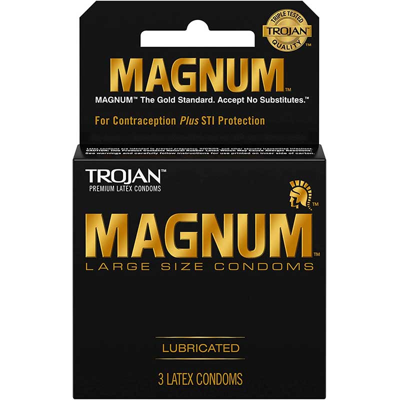 Trojan Magnum Lubricado x 3 Unds