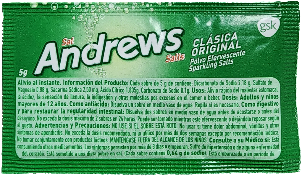 Sal Andrews x 1 Sobre