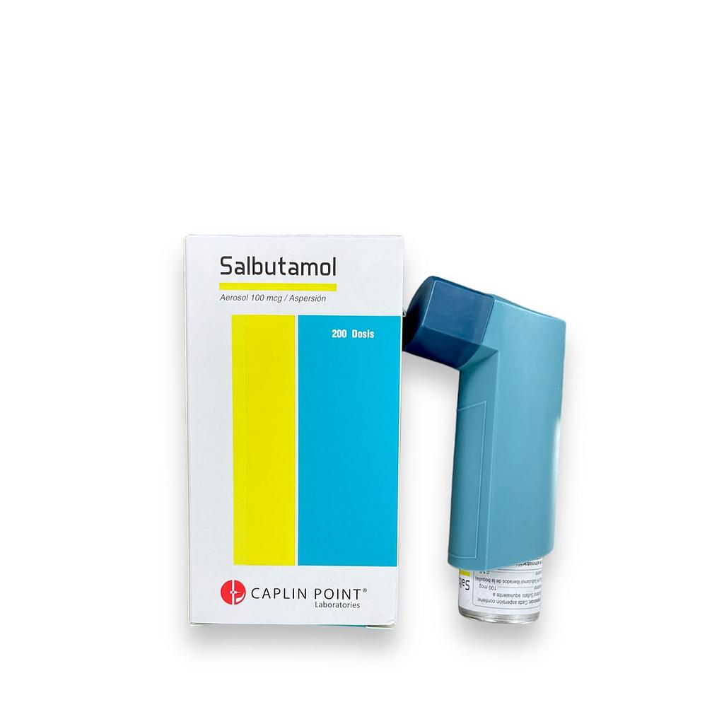 Salbutamol Inhalador Caplin Point x 100mcg
