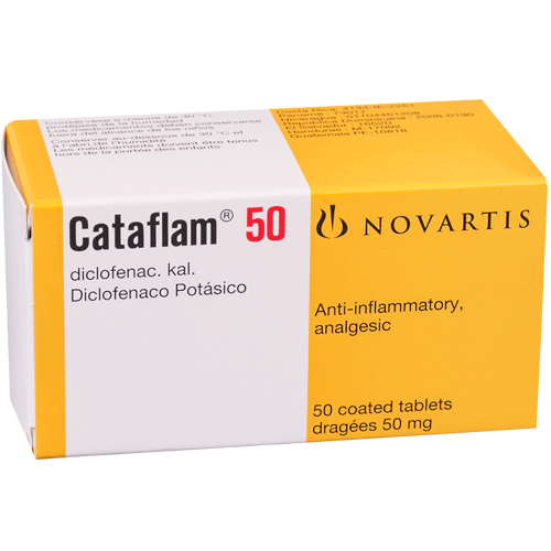 Cataflam 50mg x 50 Caps