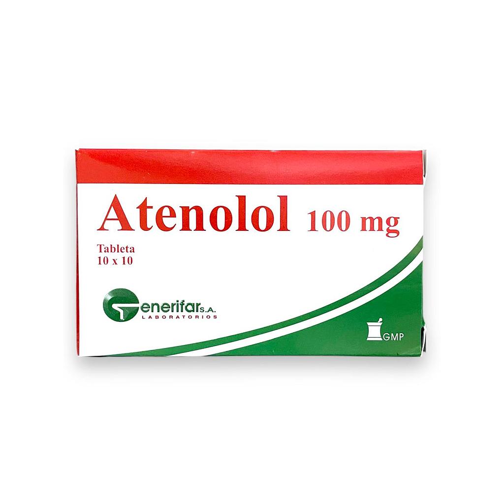 Atenolol Generifar 100mg x 100 Caps