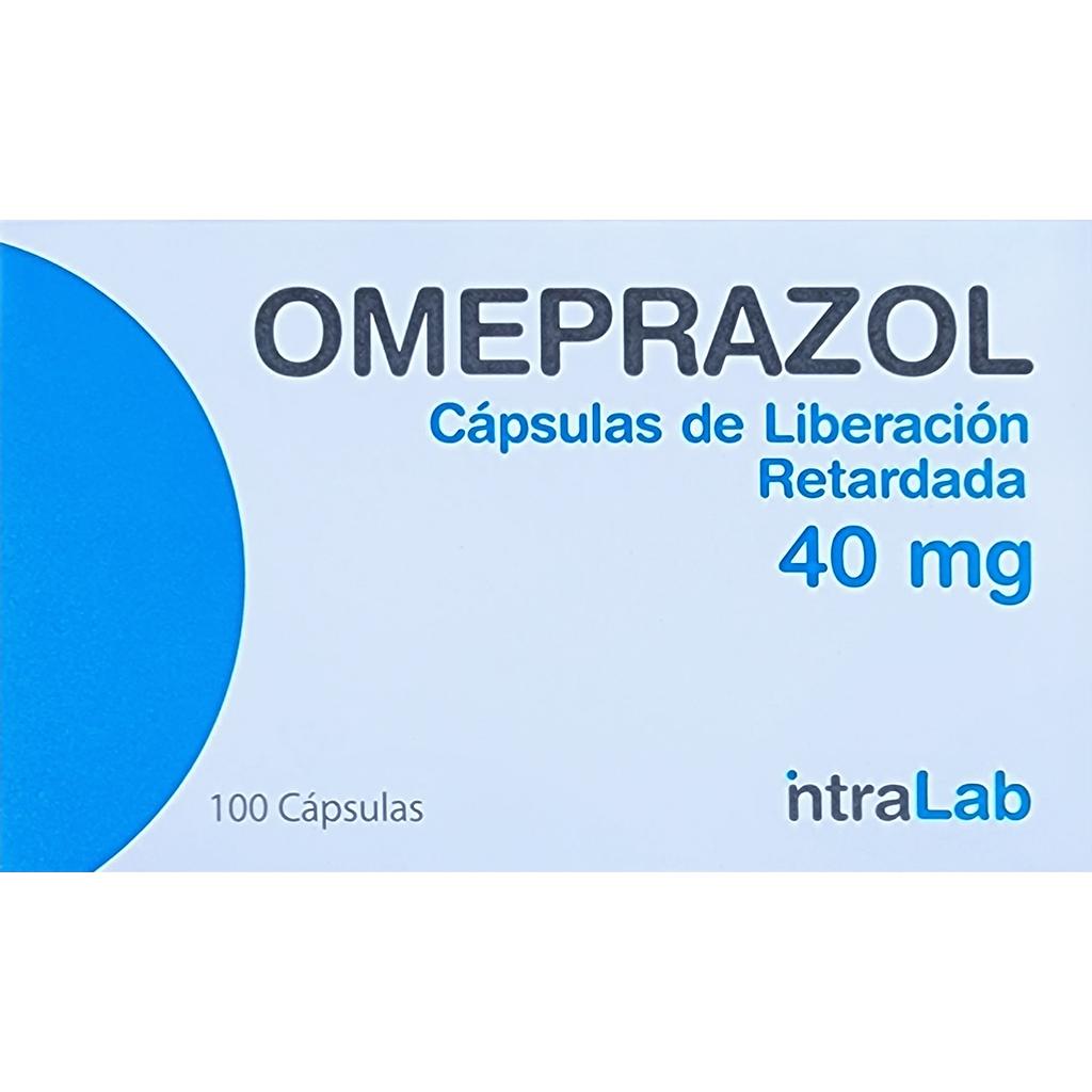 Omeprazol Intralab 40mg x 100 Caps