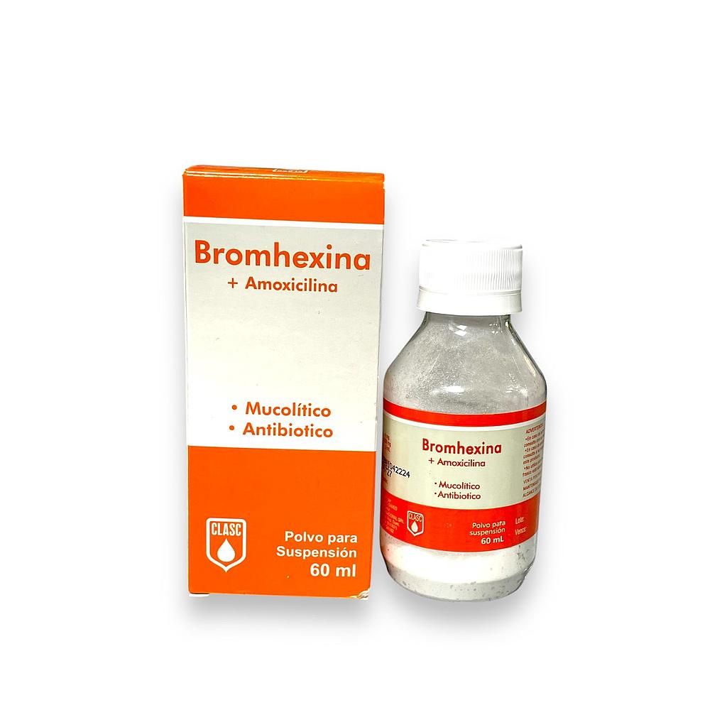 Bromhexina + Amoxicilina Clasc Jbe x 60ml