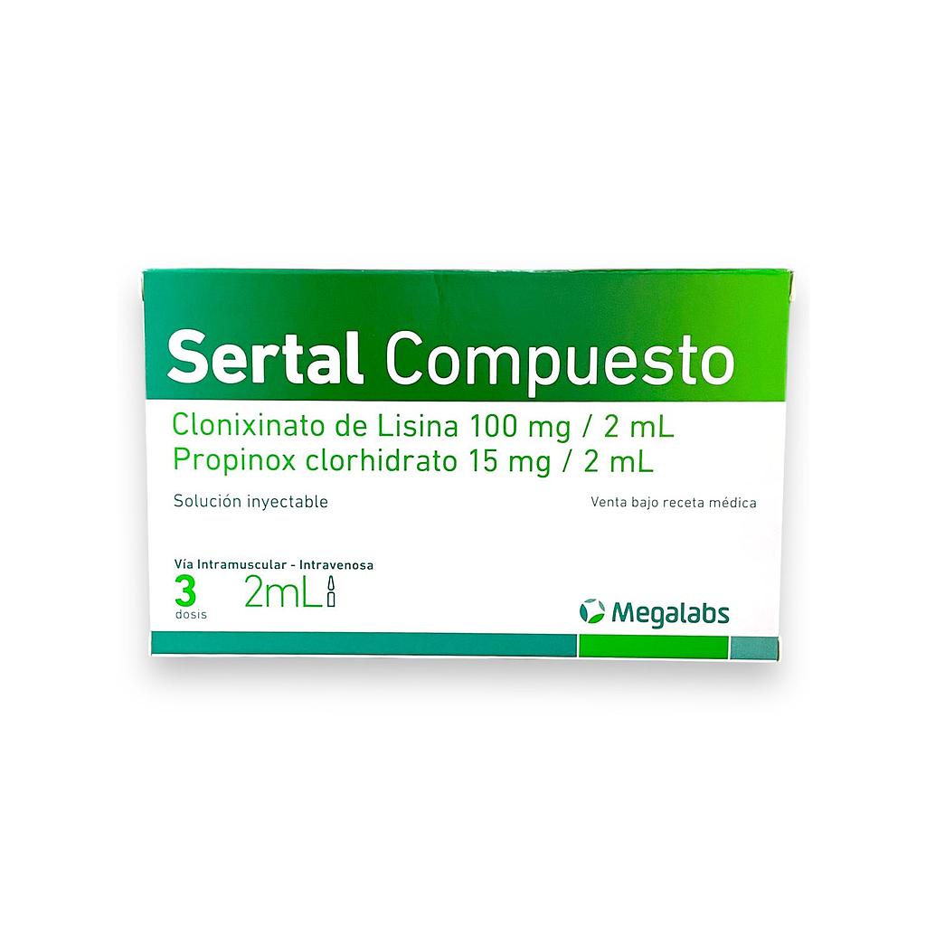 Sertal Compuesto x 100 Grageas