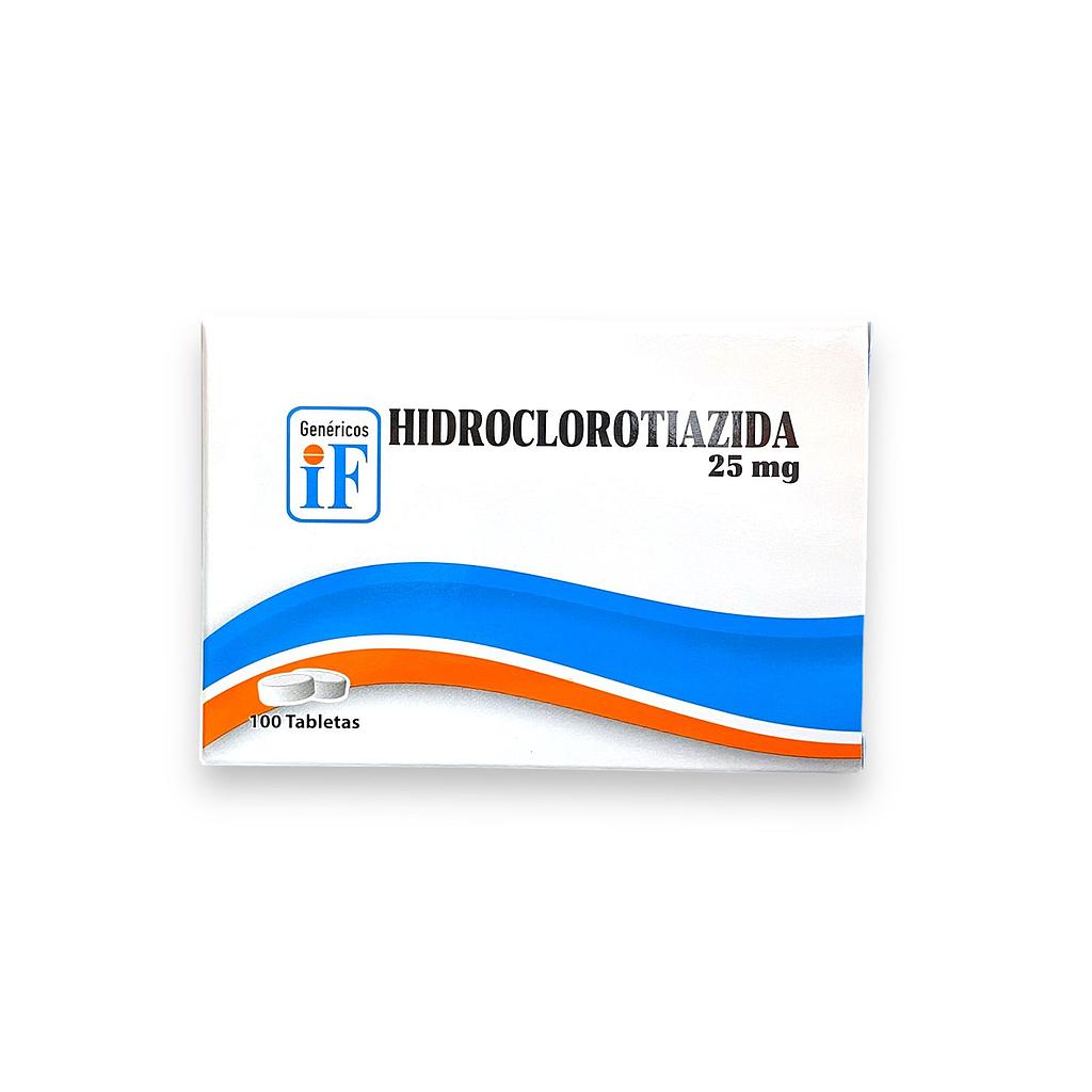 Hidroclorotiazida IF 25mg x 100 Caps