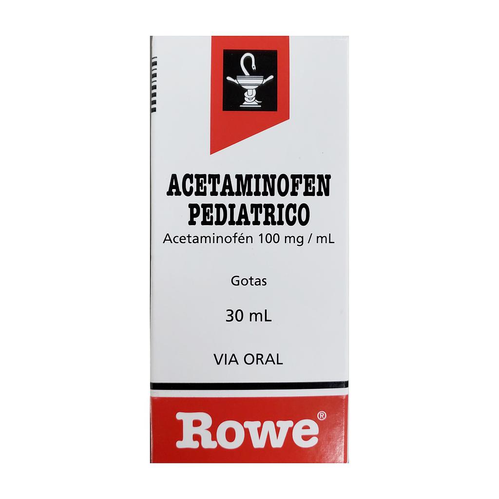 Acetaminofen Ped Gotas Rowe 100mg x 30ml