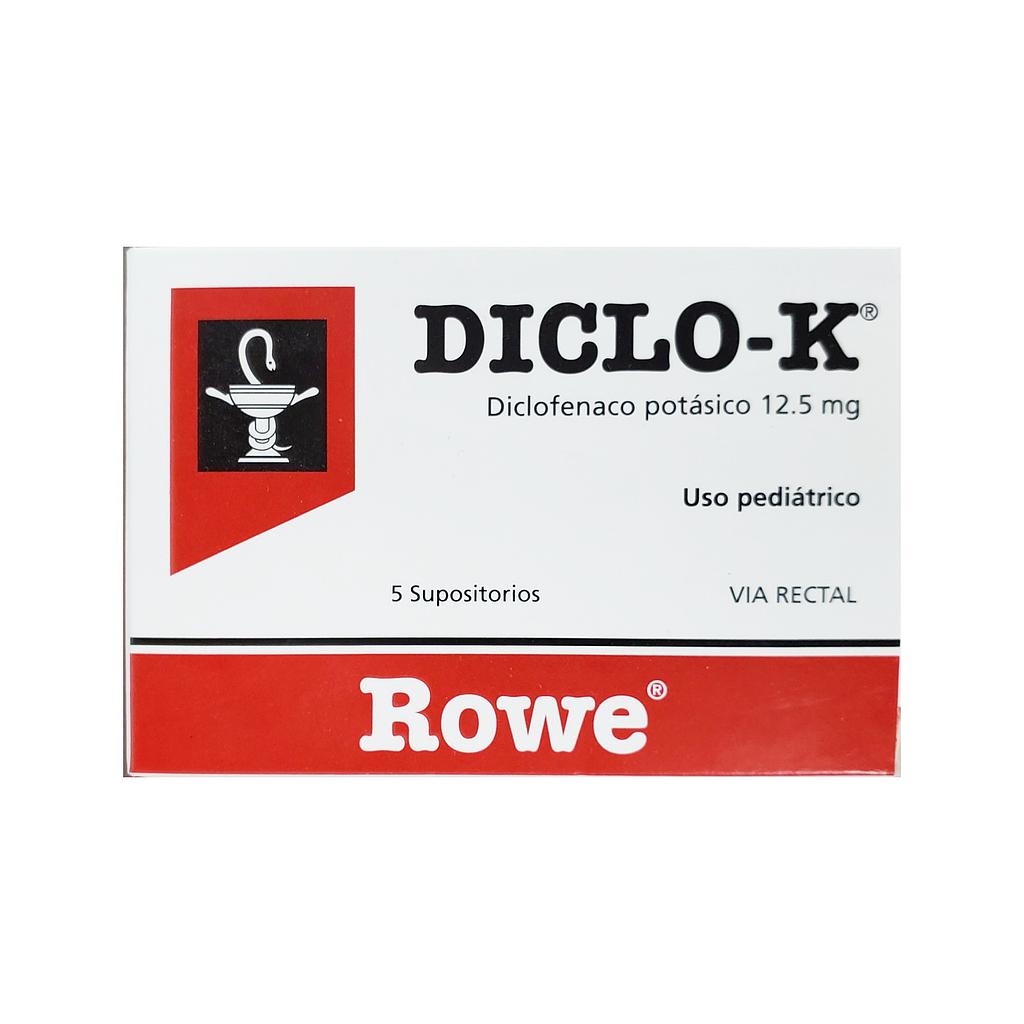 Diclo K Pediatrico 12.5mg x 5 Supo.