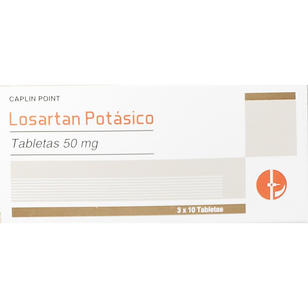 Losartan Potasico Caplin Point 50mg x 30 Caps