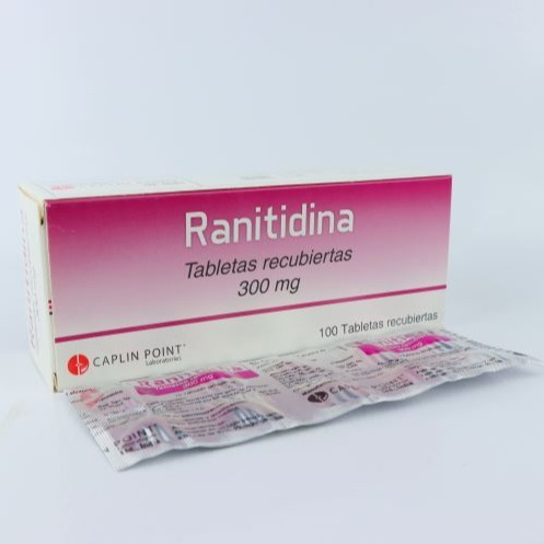 Ranitidina Caplin Point 300mg x 100 Caps
