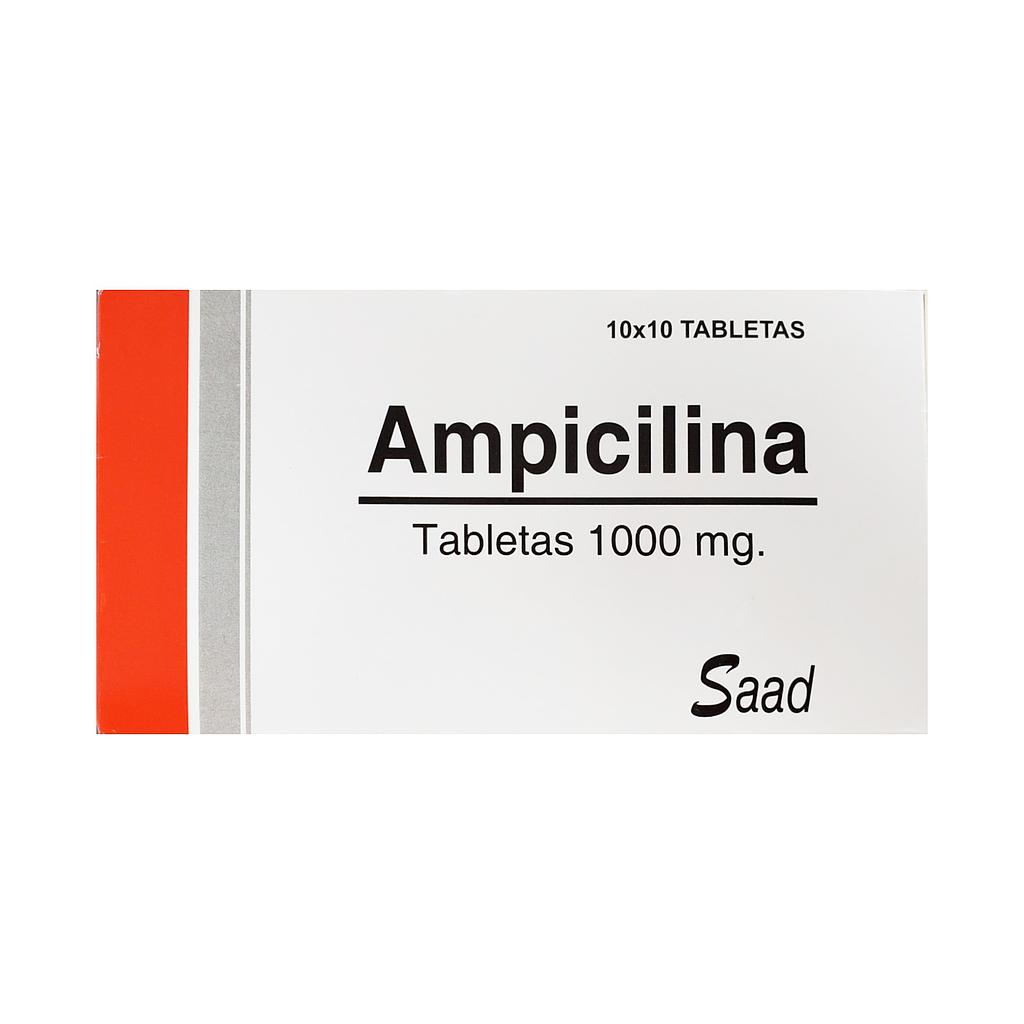 Ampicilina Saad 1000mg x 100 Caps