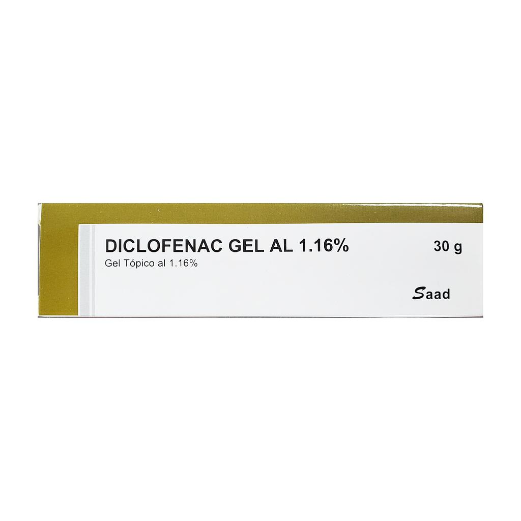 Diclofenac Saad 1.16% Gel x 20gr
