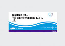 Losartan 50mg + Hidroclorotiazida 12.5mg IF x 50 Caps