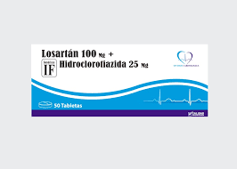 Losartan 100mg + Hidroclorotiazida 25mg IF x 50 Caps