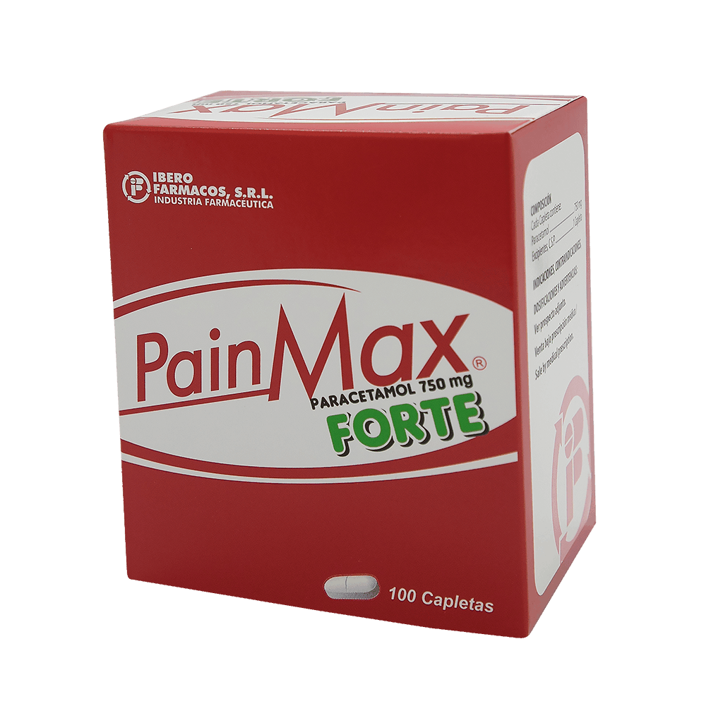 Pain Max Forte 750mg x 100 Caps