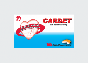 Cardet 81mg x 100 Caps