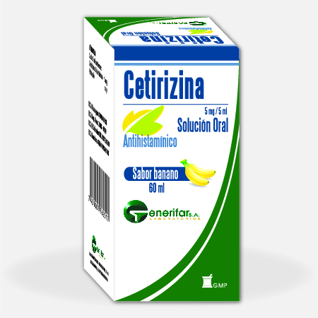 Cetirizina Generifar 5mg/5ml x 60ml