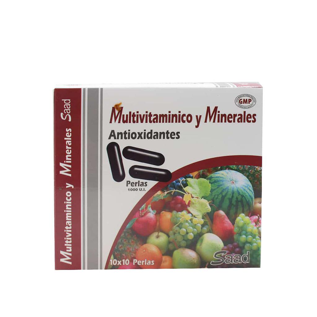 Multivit Y Minerales Saad Caja 1000mg x 100 Caps