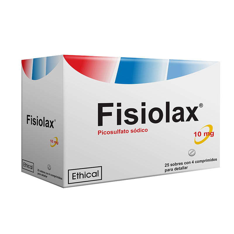 Fisiolax 10mg x 25 Sobres/4 Caps