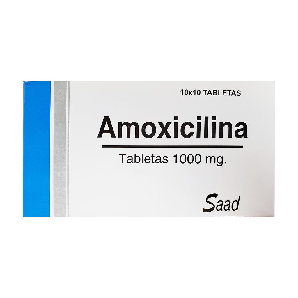 Amoxicilina Saad 1000mg x 100 Caps