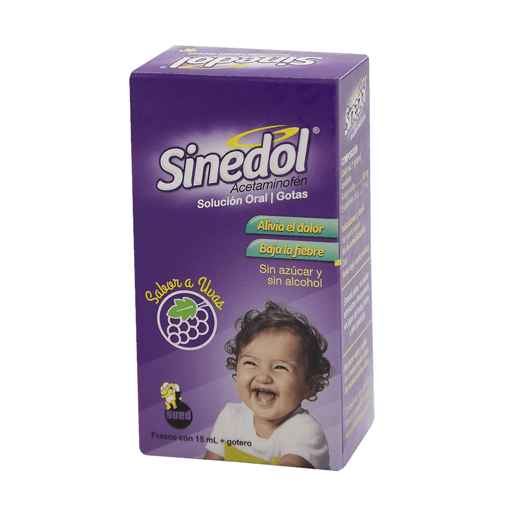 Sinedol Gotas Infantiles Uva x 15ml
