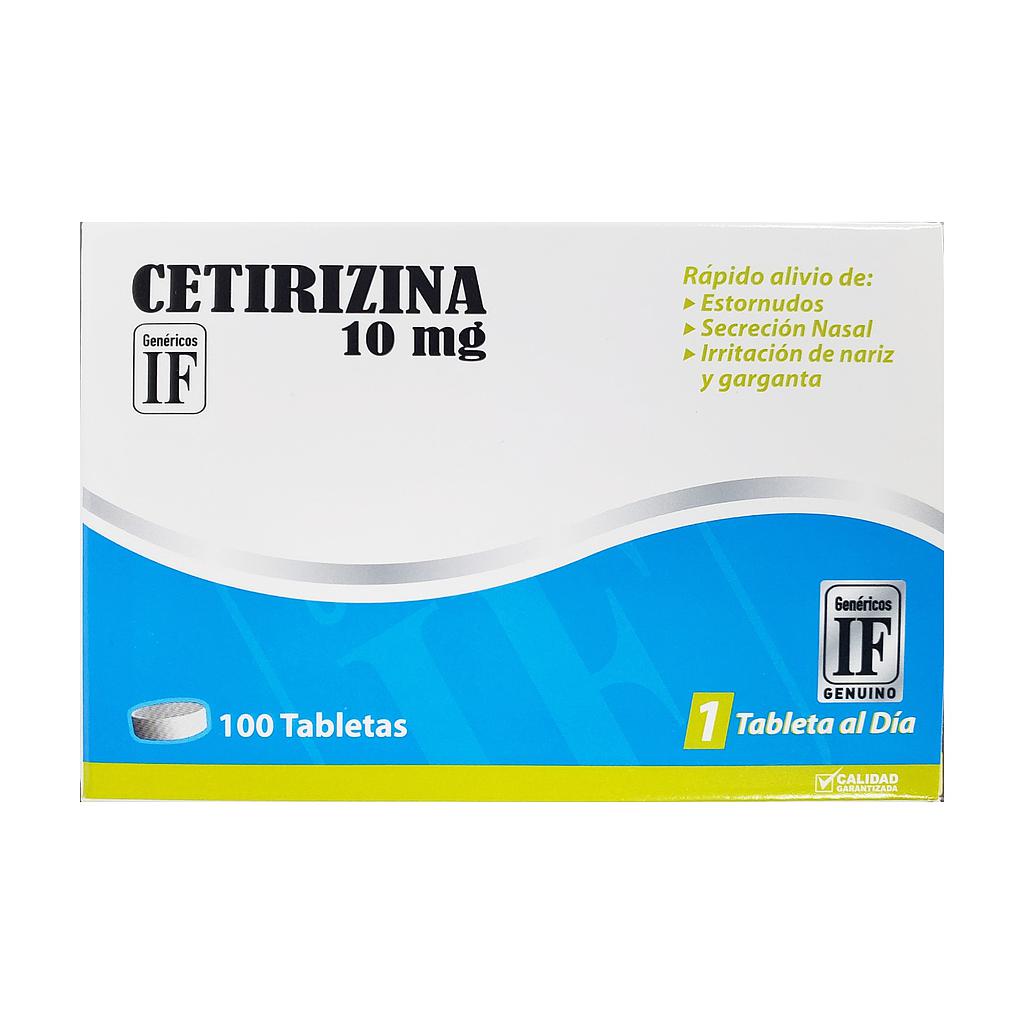 Cetirizina IF 10mg x 100 Caps