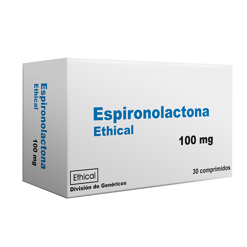Espironolactona Ethical 100mg x 30 Caps