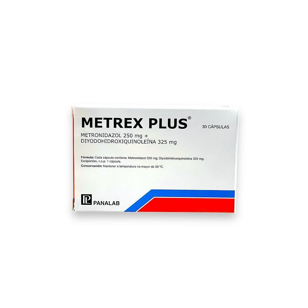 Metrex Plus 250/325mg x 30 Caps