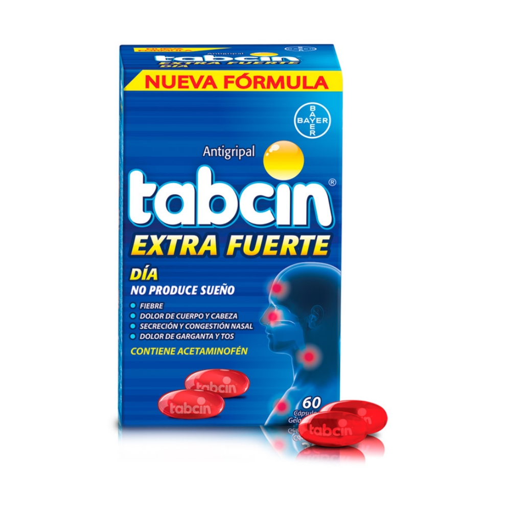 Tabcin Extra Fuerte Dia x 60 Caps