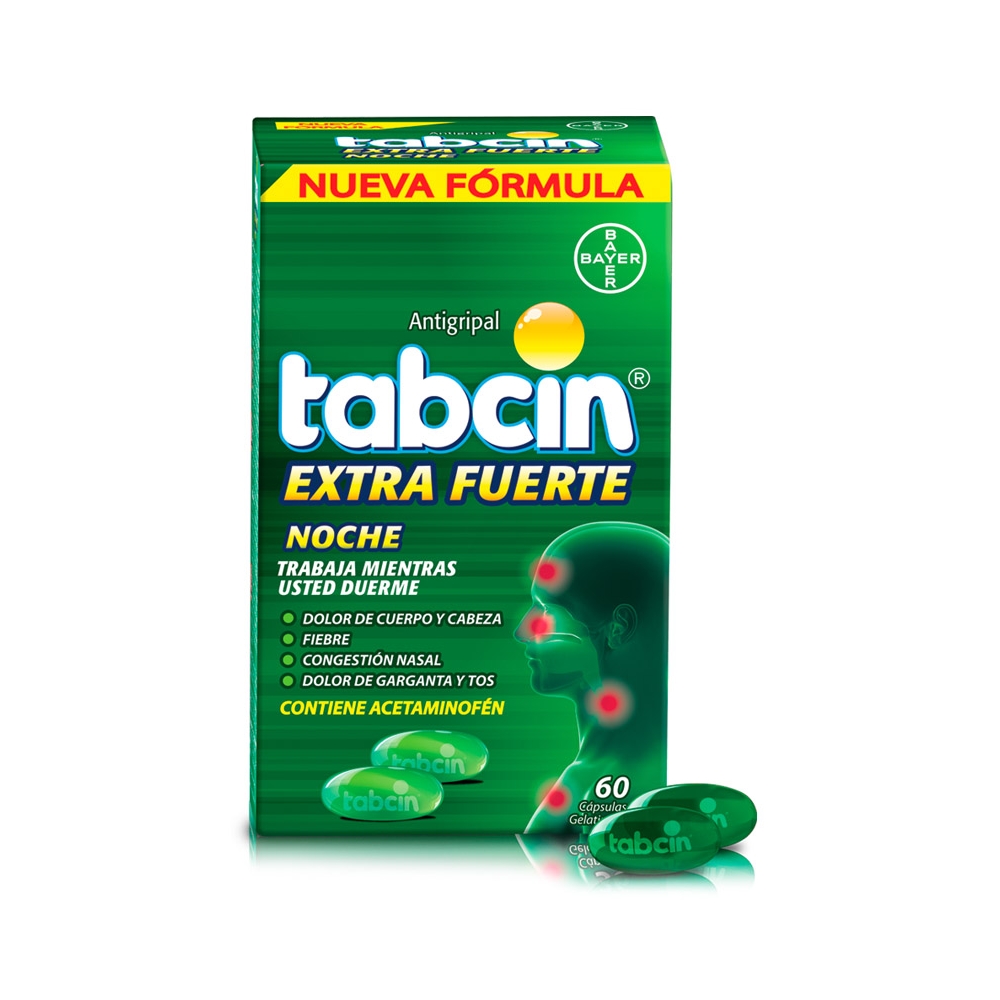 Tabcin Extra Fuerte Noche x 60 Caps
