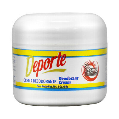Desodorante Deporte Crema Tarro S/F x 2oz