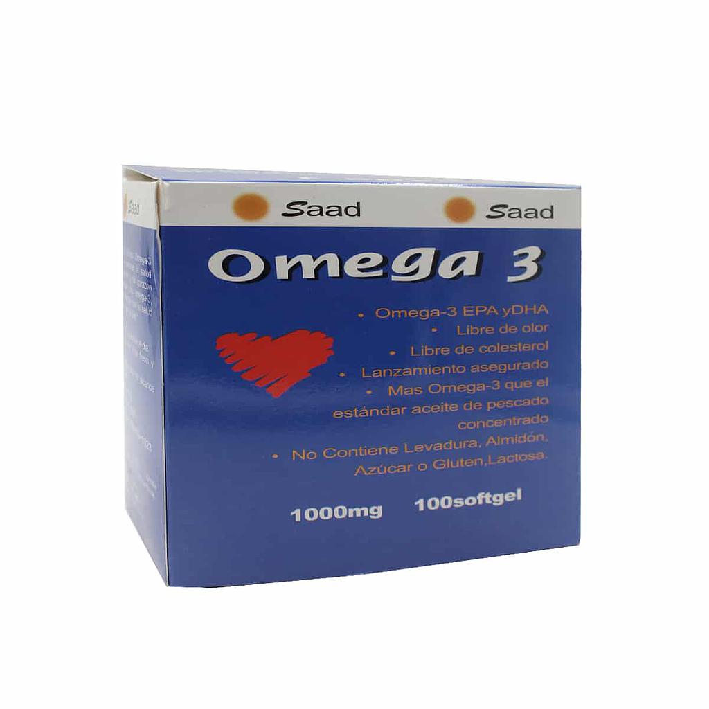 Omega 3 Saad x 100 Caps / Caja