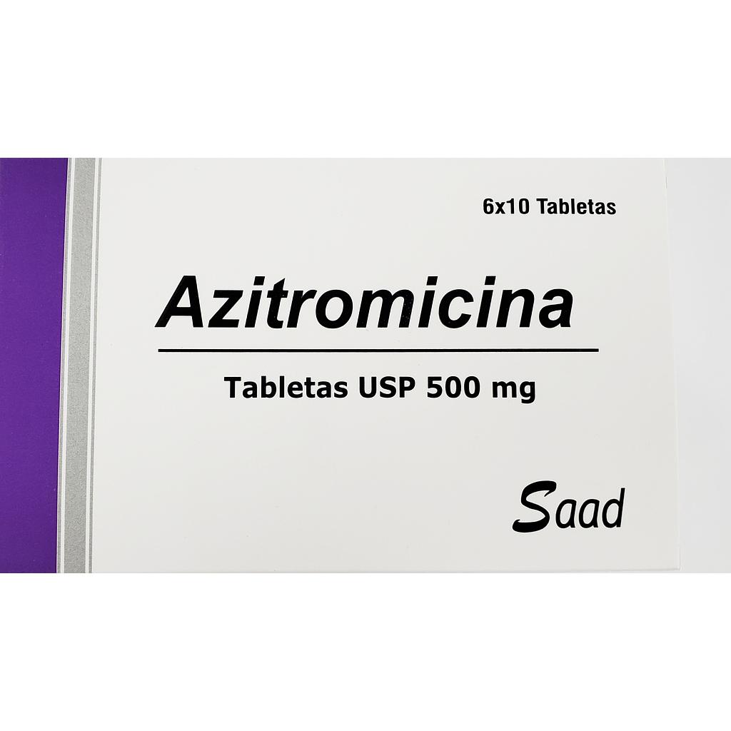 Azitromicina Saad 500mg x 60 Caps