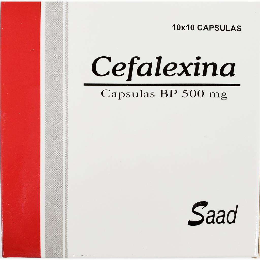 Cefalexina Saad 500mg x 100 Caps