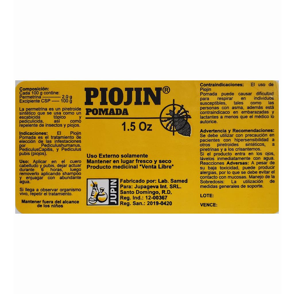 Piojin Pomada Tarro x 1.5oz